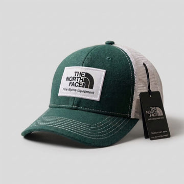 The North Face Fine Alpine  – Forest Green & White