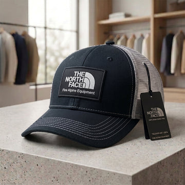 The North Face Fine Alpine Patch Trucker Cap – Black