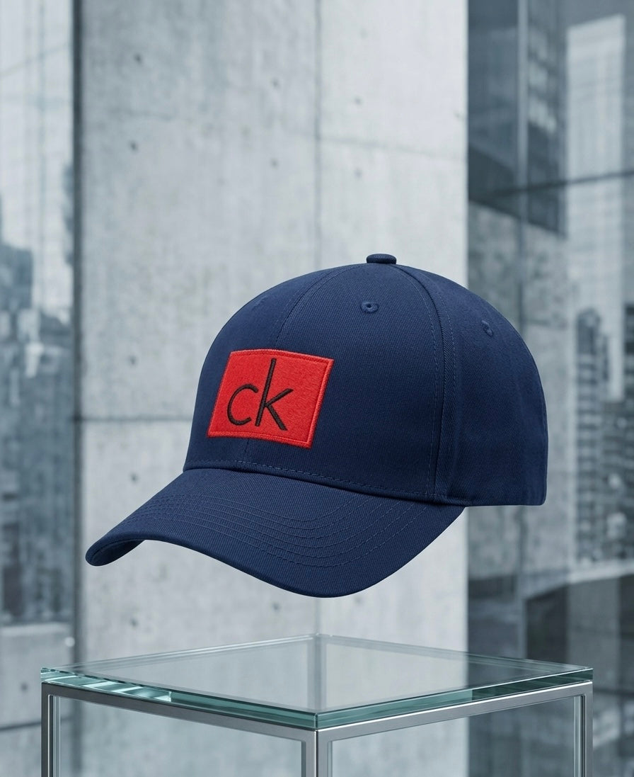 CK Red Box  Premium Cap – Deep Navy Edition