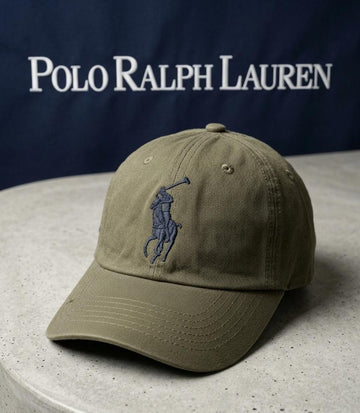 Polo Ralph Lauren Embroidered Logo Cotton Twill Ball Cap - Olive Green