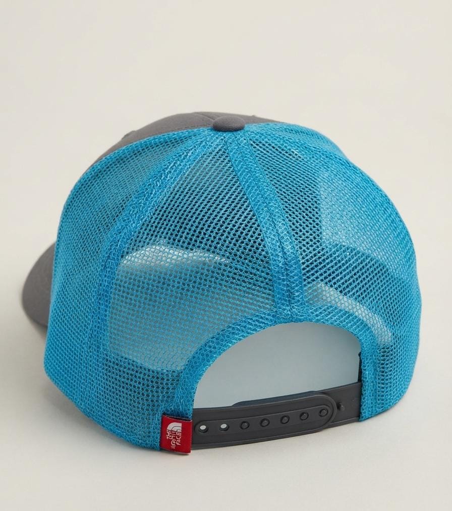 The North Face Red Patch – Grey & Sky Blue