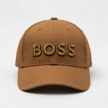 BOSS Embroidered Baseball Cap for Men – Camel Brown