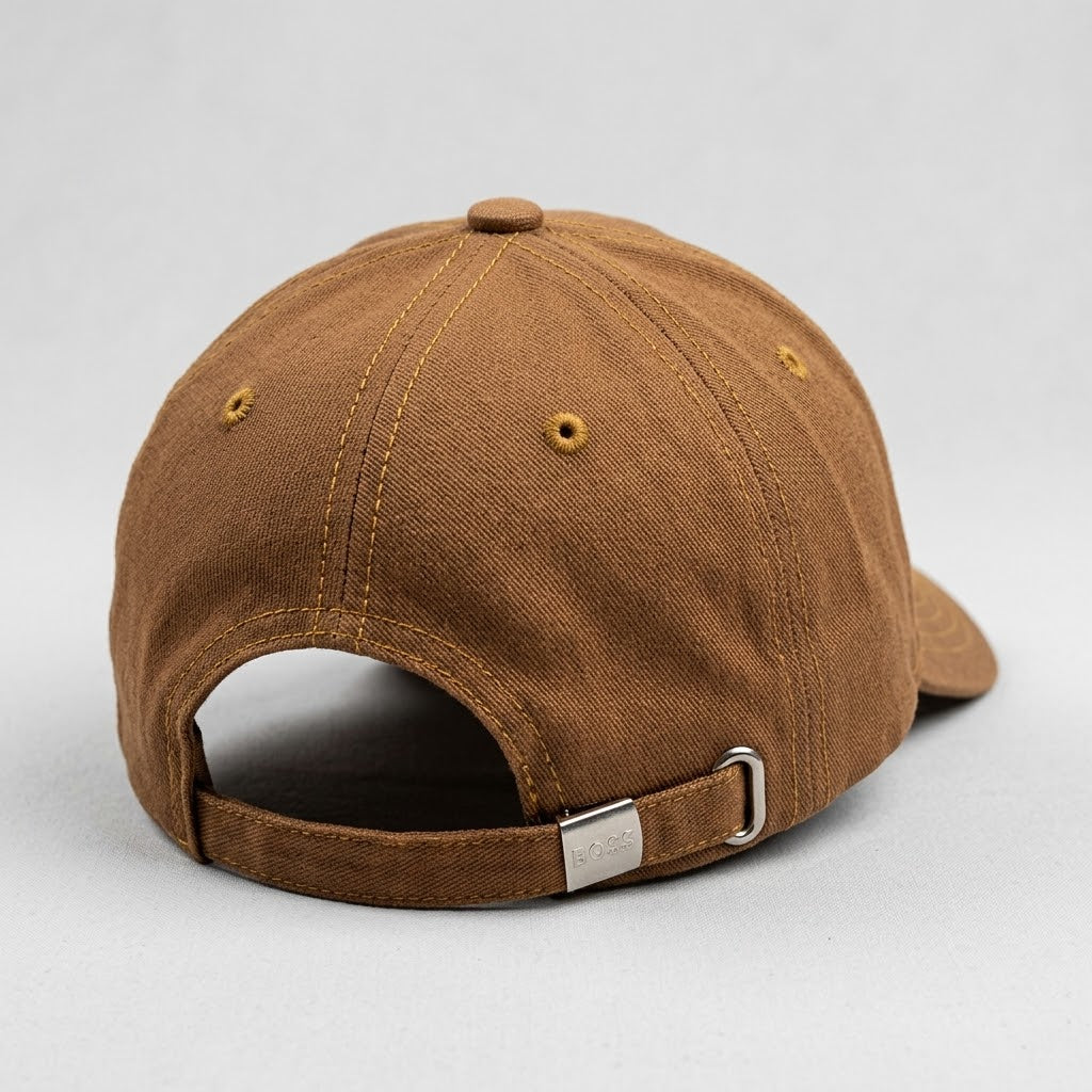 BOSS Embroidered Baseball Cap for Men – Camel Brown