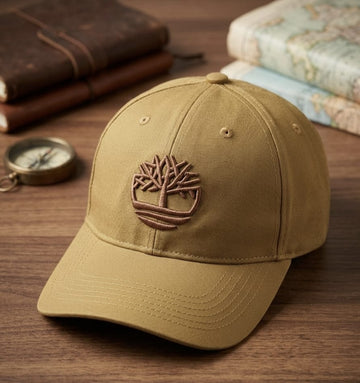 Premium 'Timberland' Tonal Embroidered Cap – Wheat Mustard