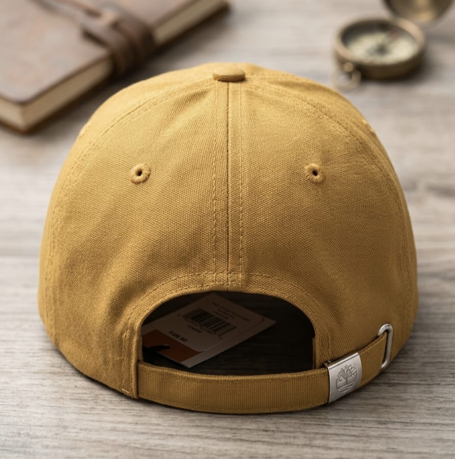 Premium 'Timberland' Tonal Embroidered Cap – Wheat Mustard