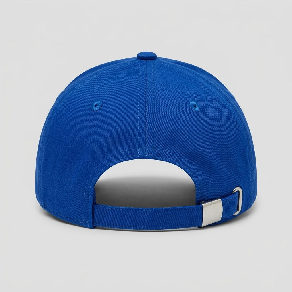 NY Outline Embroidered Logo Baseball Cap – Royal Blue