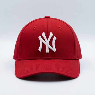 NY New York Yankees Red Embroidered Baseball Cap